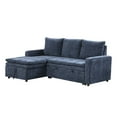 thumbnail image 4 of Miekor Furniture Soft Upholstered Sectional Sofa Bed with Storage Space, Suitable for Living Rooms and Apartments B3A422, 4 of 8