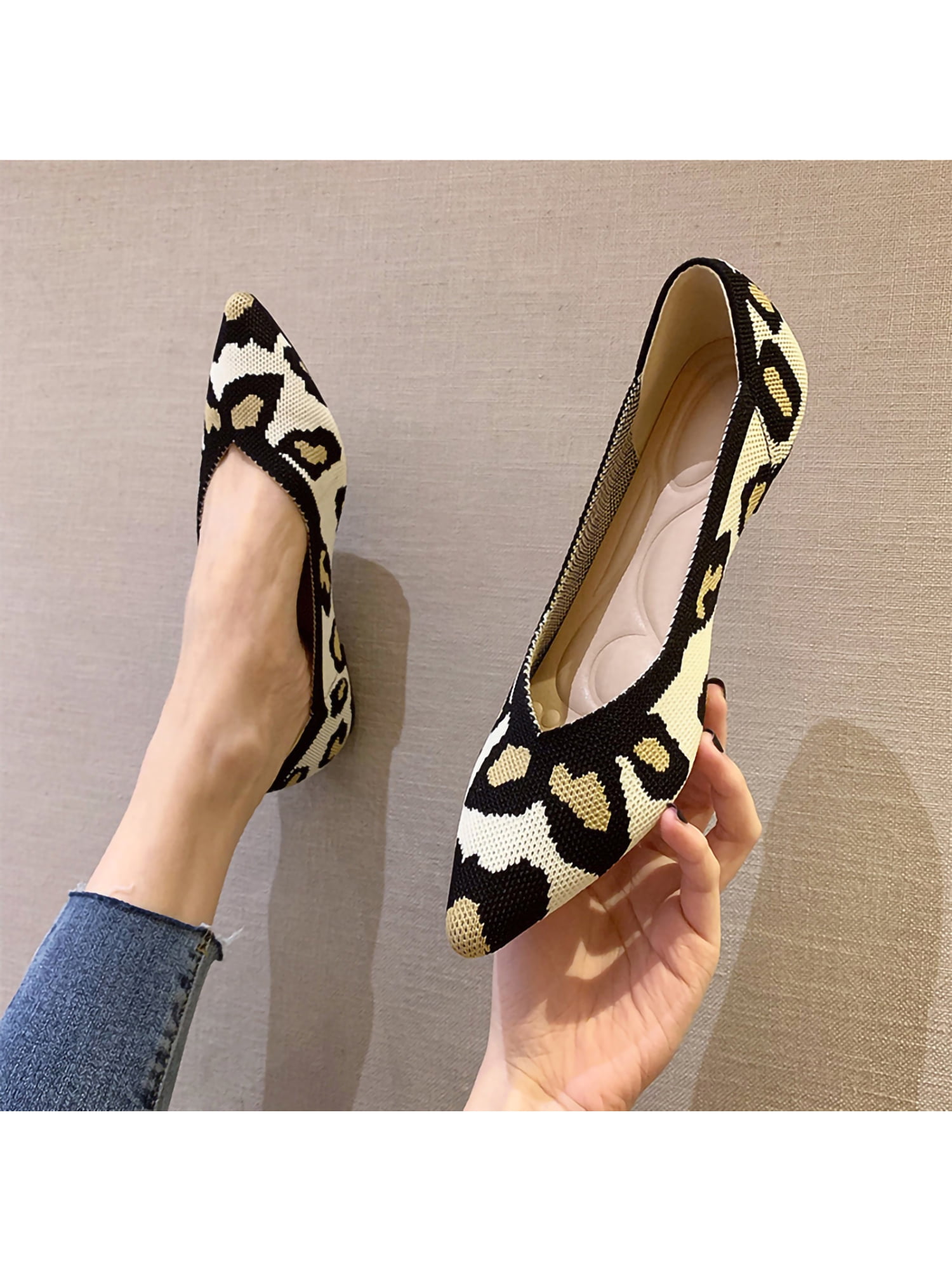 wide fit flats womens