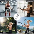 thumbnail image 7 of UHIAGREE 2PCS Ropeless Battle Rope,Portable Battle Rope for Home Gym,Strength,Home Training(Black), 7 of 7
