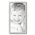 thumbnail image 2 of ArtToFrames 10" x 19" Bright Silver Picture Frame, 10x19 inch Silver Wood Poster Frame (WOM-4752), 2 of 8