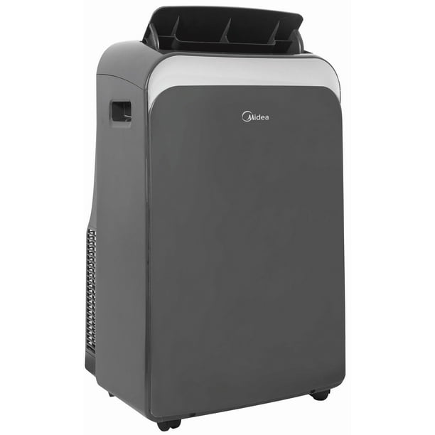 Midea 8 000 Btu 12 000 Btu Ashrae 115v Smart Portable Air Conditioner Gray Map08s1wgr Walmart Com Walmart Com