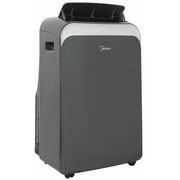 Midea 8,000 BTU Portable Air Conditioner, 3-In-1 Dehumidifier, Fan, Cool, Comfortsense Remote, Wi-Fi and Alexa, Gray