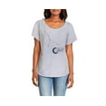 thumbnail image 2 of Hey You, Love Medium Women's Zodiac Sign T-Shirt, Gray Cancer, 2 of 3