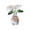 White, variant on SUYOLL Ornaments Creative Gift Pineapple Flower Decoration Living Room Decoration Home Decoration Bedroom Decoration Figurine