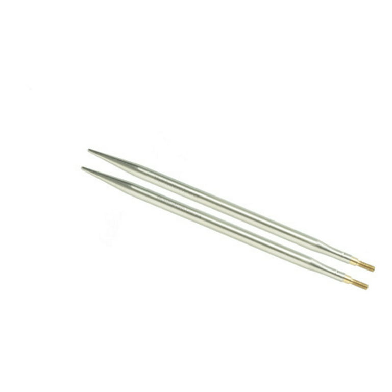  HiyaHiya Interchangeable Needle Tips 4 inch (10cm) Steel Size  US 2.5 (3.0mm) HISTINTIP4-2.5