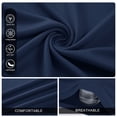 thumbnail image 6 of TACVASEN Men's UPF 50+ Sun Shirts 1/4 Zip Up Fishing Running T-Shirts Lightweight Quick Dry Outdoor Athletic Long Sleeve Tops, Navy, 2XL, 6 of 8