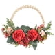 thumbnail image 2 of 3 Guirnaldas Rosas para Colgar en Delantera para Adornos de Bodas Y Fiestas perfecl Guirnalda de la puerta delantera de la ventana, 2 of 8