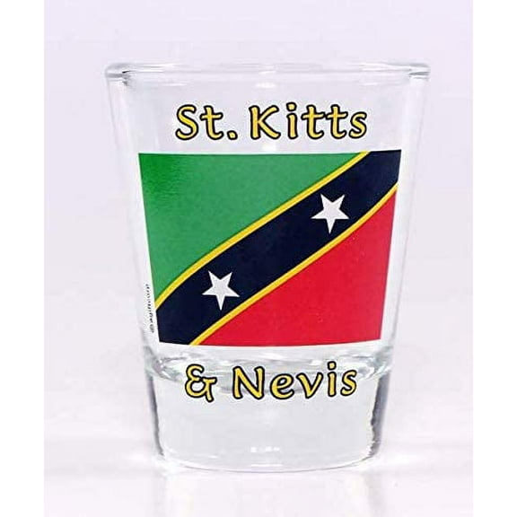 St.Kitts and Nevis Flag Shot Glass