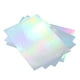 thumbnail image 1 of Papel de Pegatina Holográfica Imprimible, Papel Adhesivo Holográfico Con Láser Película Aluminizada Impermeable 22 Hojas Prátickas para empresas de Inyección de Tinta, 1 of 7