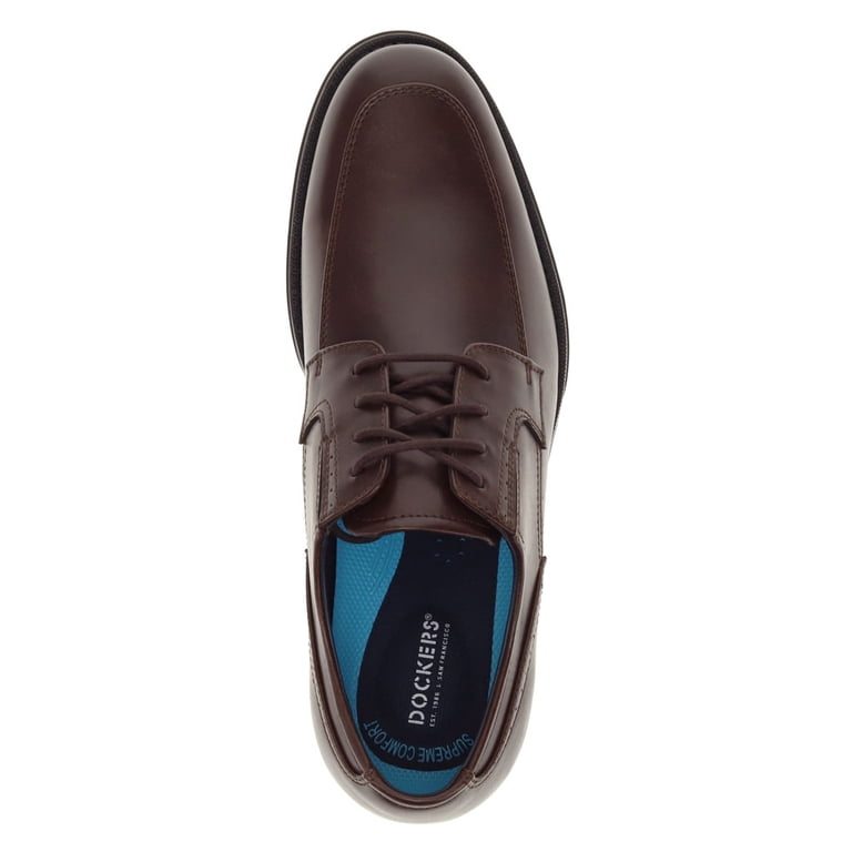 Dockers Mens Elmer Synthetic Leather Dress Oxford Lace Up  display picture 1