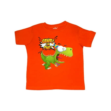

Inktastic 1st Birthday Rawr Dinosaur Gift Toddler Boy or Toddler Girl T-Shirt