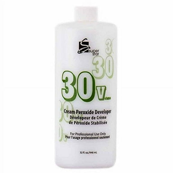 Super Star Stabilized Cream Peroxide Developer 30 Volume, 32 oz
