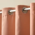 thumbnail image 5 of TOWN & COUNTRY LUXE Oslo Double Layer Indoor Curtains, Room Darkening and Sheer, Grommet Top, Energy Efficient, 2-Pack Set, 52"x96", Clay, 5 of 12