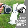 thumbnail image 4 of LIEVUIKEN Retractable Dog Leash Automatic Telescopic Tractor Dog Tape, Pet Tape 10/16 FT Durable and Convenient, with Non-Slip Handle, Suitable for Sm_Gift Of G, 4 of 4