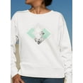 thumbnail image 2 of Geometric Pattern Design Sweatshirt Women -Image by Shutterstock, Female XX-Large, 2 of 4