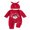 Red Santa, variant on RUINIXCW Infant Boy Girl Christmas Outfit Long Sleeve Crew Neck Romper and Hat Set