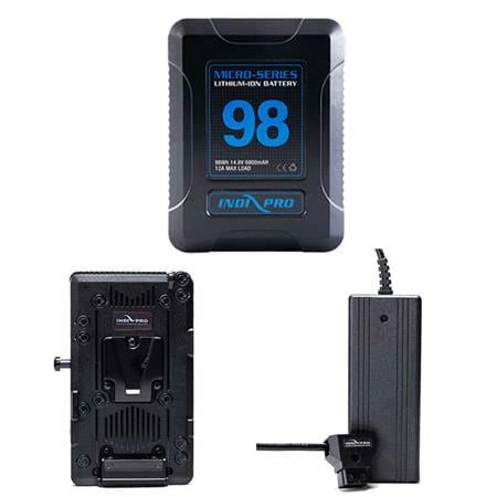 UPC: 0651748820667 | Micro-Series V-Mount 98Wh Li-Ion Battery Kit for Blackmagic URSA/URSA Mini Cameras  Includes D-Tap Pro Battery Charger and Adapter Plate