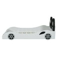 thumbnail image 6 of Euroco Upholstered Race Car Bed, Twin Platform Bed with LED Light and Headboard for Kids Teens, 6 of 14