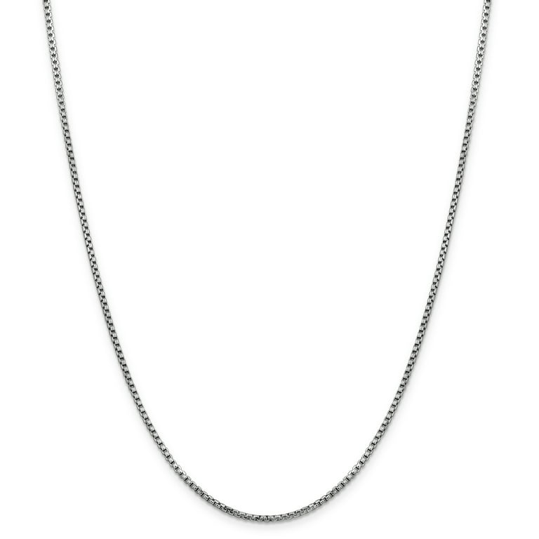 14K Gold Large Open Link Chain Necklace 14K White Gold / 24 +$750