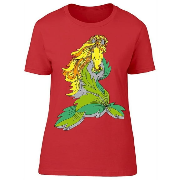 Drawing Of Patterned Horse T-Shirt Women -Image by Shutterstock, Female x-Large