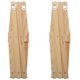 thumbnail image 3 of Accordion Wall Hanger 10 Hooks Pack Of 2 Natural Wood Wall Mounted Expandable Accordion Peg Coat Rac, 3 of 5