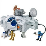 Star Wars Playskool Heroes Jedi Force Millennium Falcon with Han Solo & Chewbacca