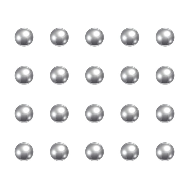 Unique Bargains Boules de Roulement en Acier Inoxydable 3mm 201 G100 Precision Lot de 2500