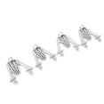 thumbnail image 2 of Metal Adjustable Shock Damper Towers Mount Multihole Accessory Fit for SCX10 1/10 RC CarSilver, 2 of 4