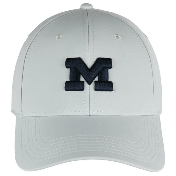 Men's-Ahead  Stone Michigan Wolverines Stratus AeroSphere Adjustable Hat