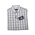 thumbnail image 2 of Hart Schaffner Marx MEN'S Short Sleeve Cotton Check shirt , Gray , XL, 2 of 2