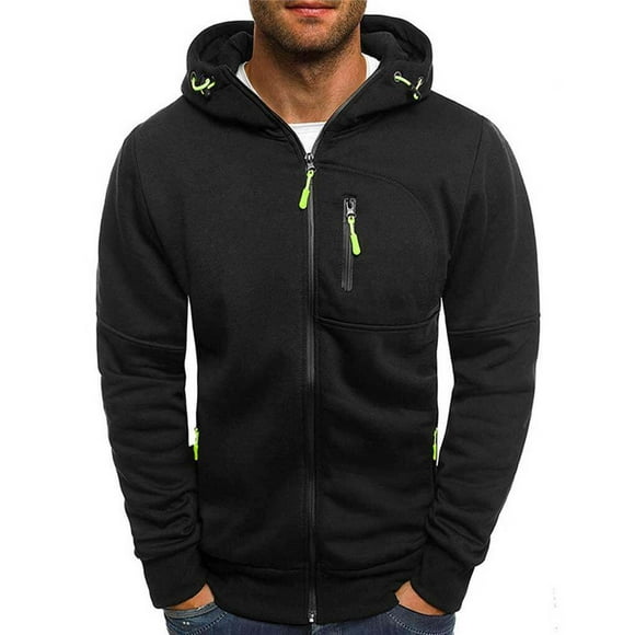Sweatshirts à Capuche pour Hommes Vestes Sweatshirts à Capuche Décontractés Chauds Doux Manteaux pour Automne Hiver TTG
