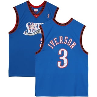 Blue best sale iverson jersey