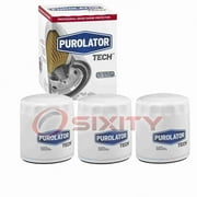 3 pc Purolator TECH TL12222 Engine Oil Filters for 04884899AC 04884899BC 04884900AB 04892339AA 04892339BA 12670058 16510-78J00 16510-78J01 19303974 19303975 27060 27060MP 37060 47060 4884900AB