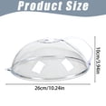 thumbnail image 3 of Microwave Splatter Cover for Food Large Microwave Plate Food Cover With Easy Grip Handle Anti-Splatter Lid With Enlarge Perforated Steam Vents,10.2 Inch,BPA Free & Dishwasher Safe, 3 of 9