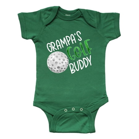 

Inktastic Grampa s Golf Buddy with Golf Ball Gift Baby Boy or Baby Girl Bodysuit