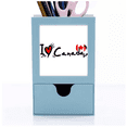 thumbnail image 1 of I Love Canada palabra bandera amor corazón ilustración Tarjeta de clip de pluma del gestor de suministros de oficina, 1 of 3