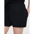 thumbnail image 5 of Joyspun Women's Cozy Lounge Collection Hacci Knit Sleep Shorts, 3" Inseam, Sizes XS-3X, 5 of 6