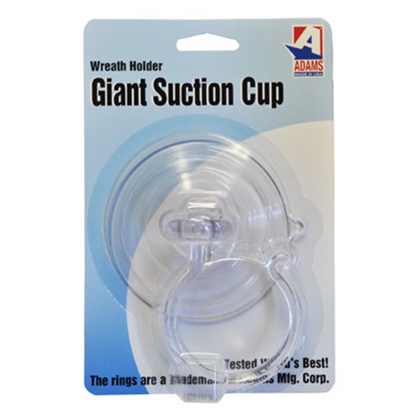 Home & Kitchen Giant Suction Cup for windows and UPVC doors 2 hooks by