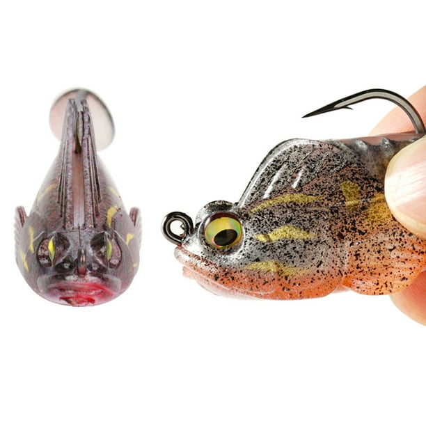 Ourlova Fishing Lure Jumping Fish Artificial Jig Head Fish Soft Bait Worm Bait Other 7g / 5.5cm