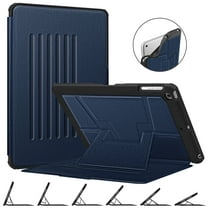 Fintie TPU Case for iPad 9.7 inch 6th / 5th 2017 Gen & iPad Air 2 / iPad Air - Shockproof Rugged Cover, Navy