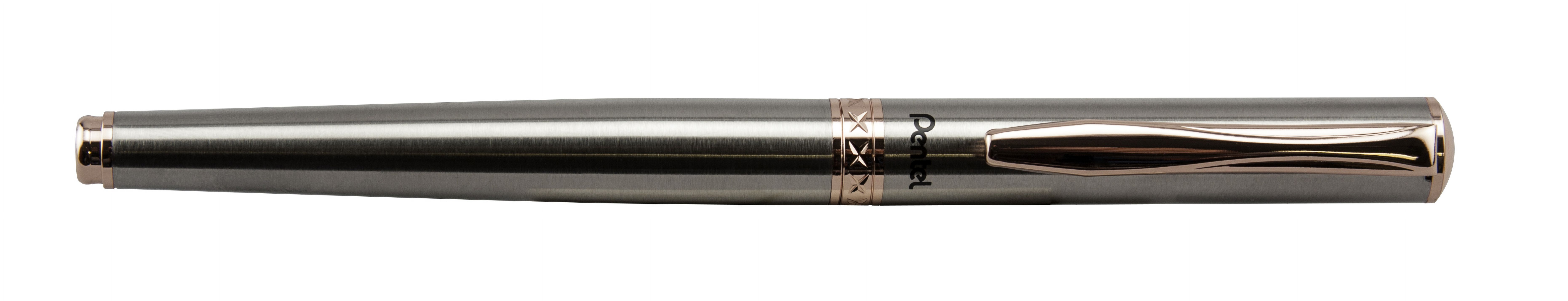 Pentel Libretto EnerGel Gel Pen, (0.7mm) Rose Gold Barrel, Black Ink