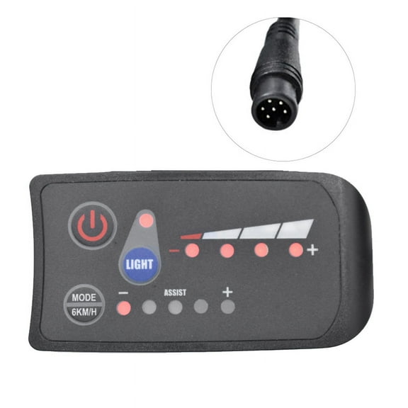 S810 E-Bike Meter LED Display 48V IP65 UART Protocol for Electric Bike Bicycle 6PIN