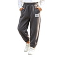 thumbnail image 2 of Edvintorg Winter Sweatpants for Girls Fashion Elastic Waist Casual Corduroy Joggers Pants with Pockets Girls Clothes 1-13 Years, 2 of 7