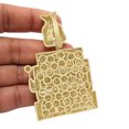 thumbnail image 4 of 47+ Grams Big 3'' Lucky 777 Casino Slot Machine Jackpot Money Bag Pendant Charm Yellow Gold Finish, 4 of 4