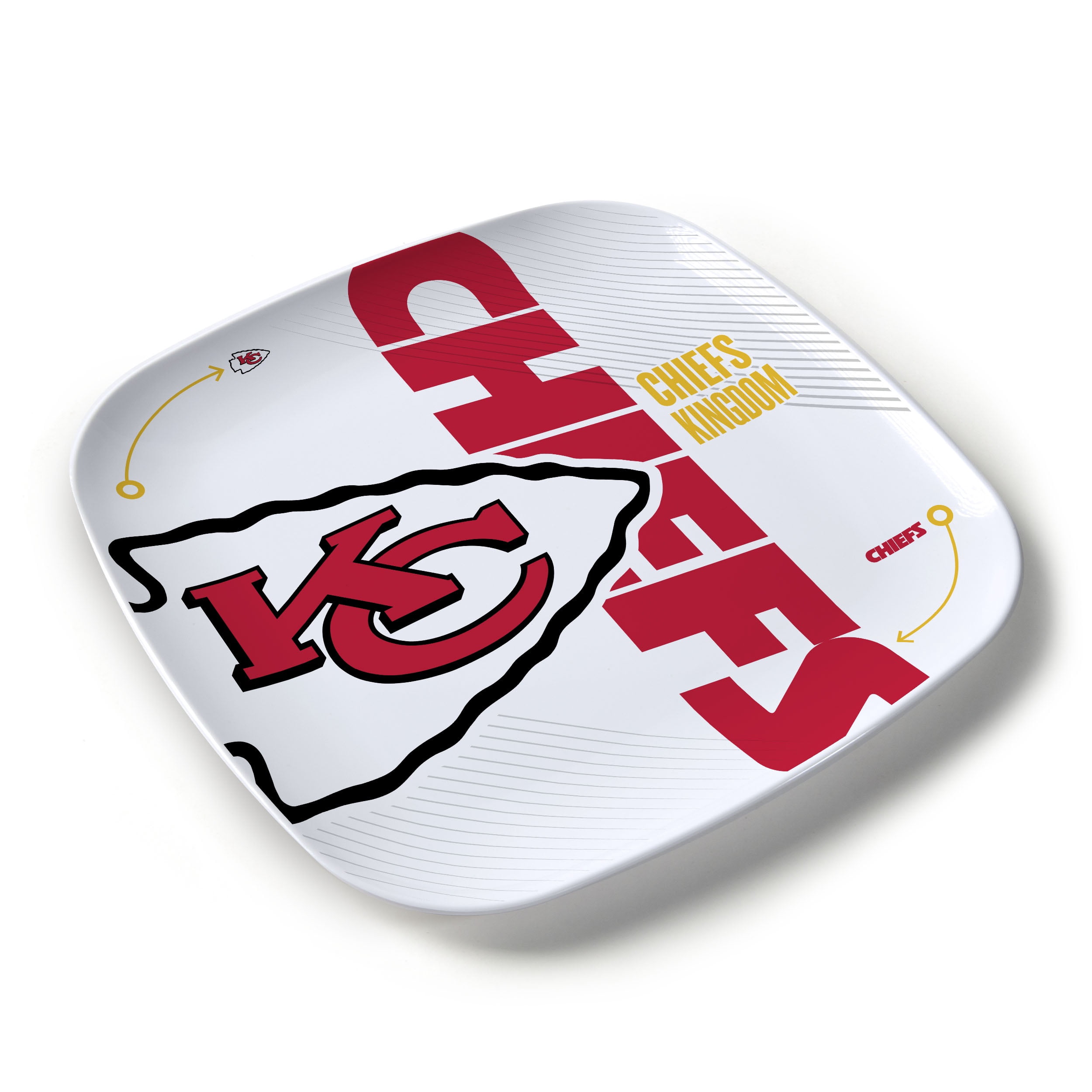 YouTheFan NFL Kansas City Chiefs Large Party Plate