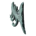 thumbnail image 4 of Pack of 2 Sea Vintage Verdigris Decorative Cast Iron Fish Bone 4 Peg Wall Hooks, 4 of 9