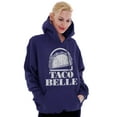 thumbnail image 3 of Taco Belle Mexican Fast Food Funny Hoodie Sweatshirt Women Men Brisco Brands S, 3 of 6