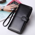 thumbnail image 3 of Women Leather Wallet Long Zip Purse Ladies Card Holder Case Clutch Phone Handbag, 3 of 4