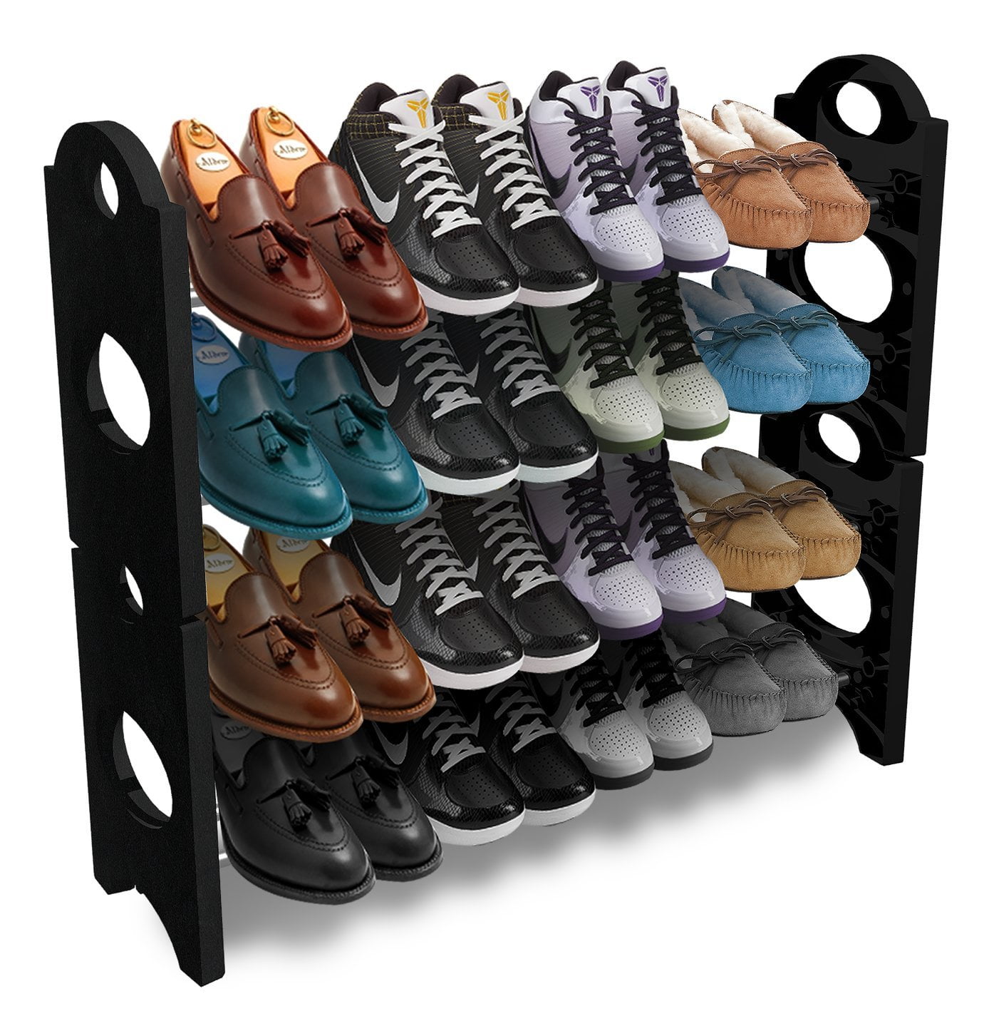 Shoe Rack Organizer Storage Stackable And Detachable
