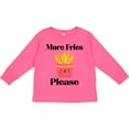 thumbnail image 3 of Inktastic Funny French Fry More Fries Boys or Girls Long Sleeve Toddler T-Shirt, 3 of 5